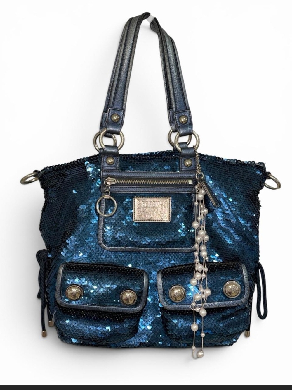 Coach Poppy Spotlight Sequin Tote RARE Collectors Item